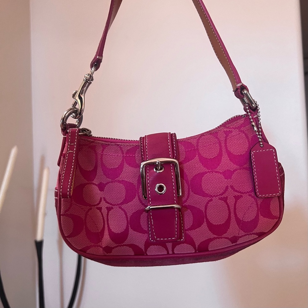 Y2K Coach small handbag in pink